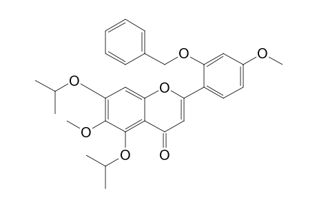 5,7-bis(Isopropyloxy)-6-methoxy-2-(2'-benzyloxy-4'-methoxyphenyl)-4H-1-benzopyran-4-one