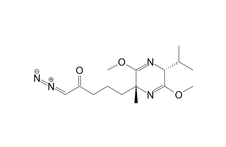 (2'R,5'R)-1-Diazo-5-(5-isopropyl-3,6-dimethoxy-2-methyl-2,5-dihydropyrazin-2-yl)pentan-2-one