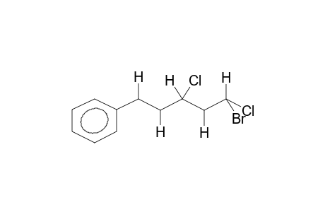 5-Phenyl-1,3-dichloro-1-bromopentane