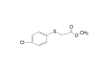 [(p-chlorophenyl)thio]acetic acid, methyl ester