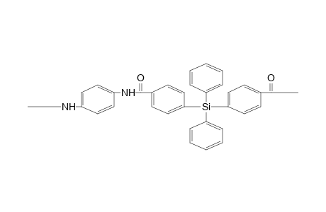 Polyamide from p-phenylenediamine with bis(p-carboxyphenyl)diphenylsilane