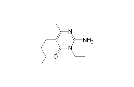 2-AMINO-5-N-BUTYL-3-ETHYL-6-METHYL-4(3H)-PYRIMIDINONE