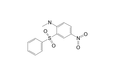 Benzenamine, N-methyl-4-nitro-2-(phenylsulfonyl)-