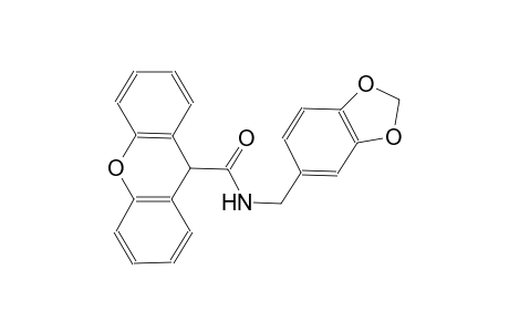 N-(1,3-benzodioxol-5-ylmethyl)-9H-xanthene-9-carboxamide