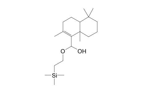 3-HYDROXY-2,5,5,8A-TETRAMETHYL-3,4,4A,5,6,7,8,8A-OCTAHYDRO-NAPHTHALENE-1-CARBOXYLIC ACID, 2-TRIMETHYLSILANYLETHYL ESTER