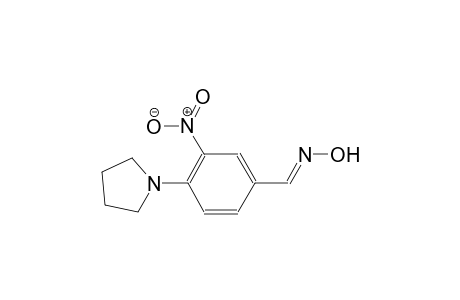 (E)-3-nitro-4-pyrrolidinobenzaldehyde oxime