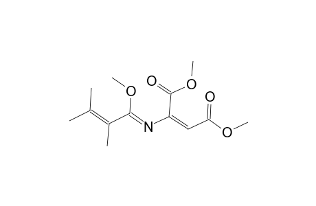 Dimethyl (2E)-2-([(E)-1-methoxy-2,3-dimethyl-2-butenylidene]amino)-2-butenedioate