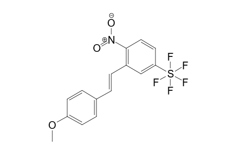 (E)-1-Nitro-2-(4-methoxystyryl)-4-(pentafluorosulfanyl)benzene