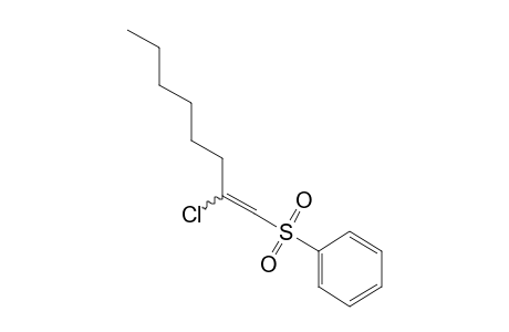 2-Chloro-1-octenyl phenyl sulfone