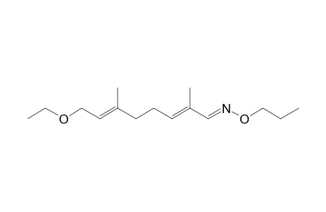 8-Ethoxy-1-(propoxyimino)-2,6-dimethyl-2,6-octadiene