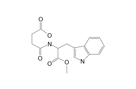 Tryptophan, N-[3-carboxypropionyl]-, methyl ester