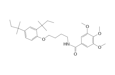 benzamide, N-[4-[2,4-bis(1,1-dimethylpropyl)phenoxy]butyl]-3,4,5-trimethoxy-