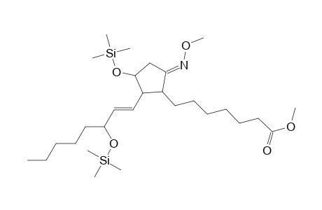 7-[(5E)-5-methoxyimino-3-trimethylsilyloxy-2-[(E)-3-trimethylsilyloxyoct-1-enyl]cyclopentyl]heptanoic acid methyl ester