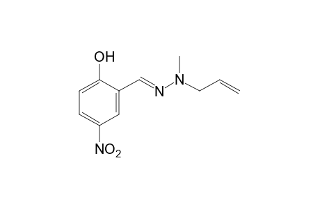 5-nitrosalicylaldehyde, allylmethylhydrazone