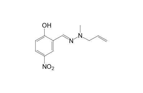 5-nitrosalicylaldehyde, allylmethylhydrazone