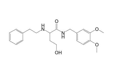 .alpha.-[N-(2'-Phenylethylamino)-.gamma.-butyryl-N-(3",4"-dimethoxybenzyl)amide