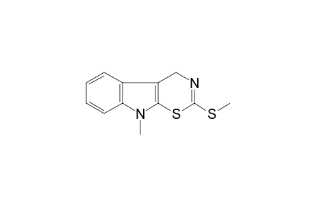 9-methyl-2-methylsulfanyl-4H-[1,3]thiazino[6,5-b]indole