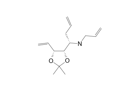 (3R,4S,5S)-3,4-O-ISOPROPYLIDENE-5-(N-ALLYLAMINO)-OCTA-1,7-DIENE-3,4-DIOL