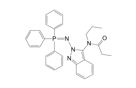 2-[(TRIPHENYLPHOSPHORANYLIDENE)-AMINO]-3-(N-PROPYL-N-PROPIONYLAMINO)-2H-INDAZOLE