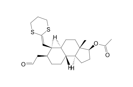 1H-Benz[e]indene-7-acetaldehyde, 3-(acetyloxy)-6-(1,3-dithian-2-ylidenemethyl)dodecahydro-3a,6-dimethyl-, [3S-(3.alpha.,3a.alpha.,5a.beta.,6.beta.,7.alpha.,9a.alpha.,9b.beta.)]-