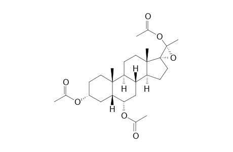 17,20-Epoxy-5β-pregnane-3α,6α,20α-triol, triacetate