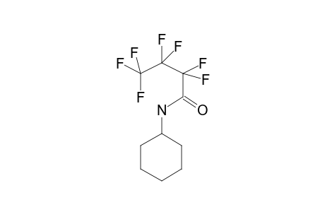 Cyclohexylamine, N-heptafluorobutyryl-