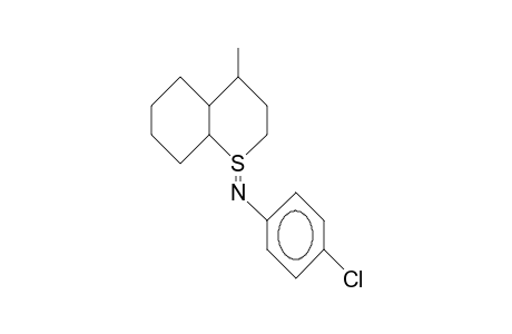 N-(4-Chlorophenyl)-4a-methyl-trans-1-thiadecalin-1a-imide