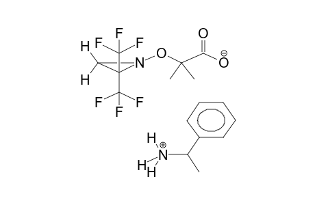 1-(1-CARBOXYISOPROPOXY)-2,2-BIS(TRIFLUOROMETHYL)AZIRIDINE, ALPHA-METHYLBENZYLAMMONIUM SALR