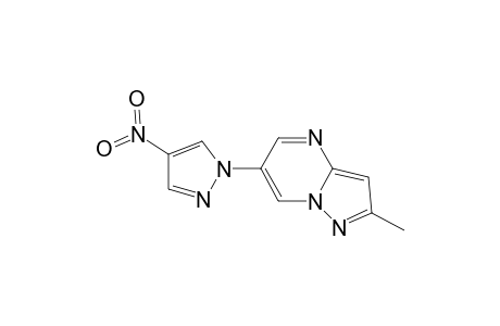 Pyrazolo[1,5-a]pyrimidine, 2-methyl-6-(4-nitro-1-pyrazolyl)-