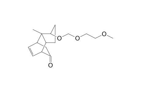 3-(2-Methoxy-ethoxymethoxy)-2-methyl-tricyclo(5.2.2.0/2,6/)undec-10-en-8-one