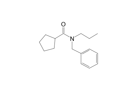 Cyclopentanecarboxamide, N-benzyl-N-propyl-