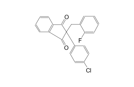 2-(4-chlorophenyl)-2-(2-fluorobenzyl)-1H-indene-1,3(2H)-dione