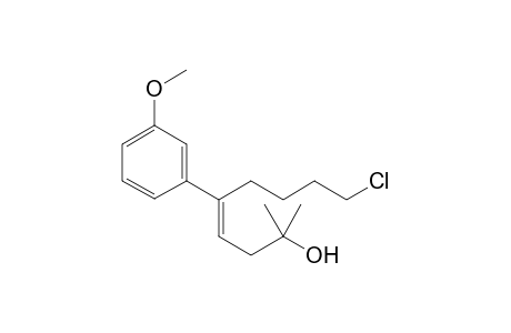 (E)-9-chloro-5-(3-methoxyphenyl)-2-methylnon-4-en-2-ol