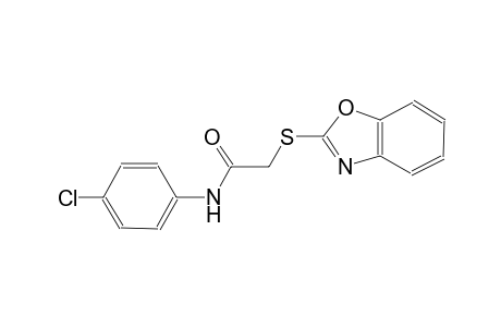 2-(1,3-benzoxazol-2-ylsulfanyl)-N-(4-chlorophenyl)acetamide