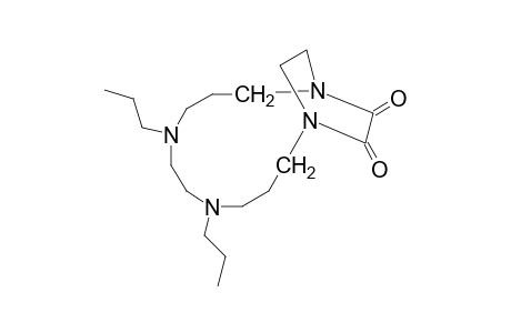 5,8-DIPROPYL-1,5,8,12-TETRAAZABICYCLO-[10.2.2]-HEXADECANE-13,14-DIONE