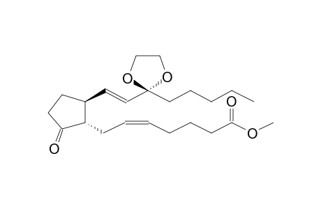 METHYL ESTER 15-ETHYLENEDIOXY-9-OXO-Z5,13E-PROSTADIENOIC ACID