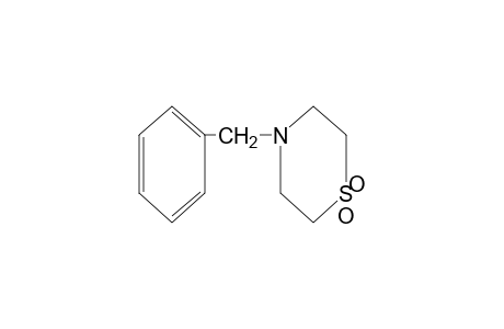 4-benzylthiomorpholine, 1,1-dioxide