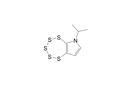 6-Isopropyl-6H-[1,2,3,4,5]-pentathiepino[6,7-b]pyrrole