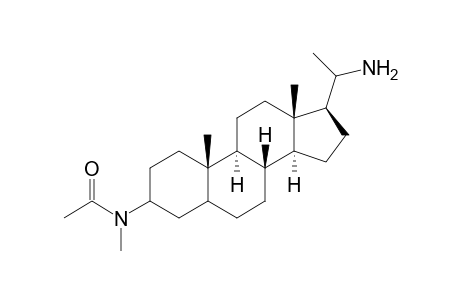 Acetamide, N-[(3.beta.)-20-aminopregnan-3-yl]-N-methyl-