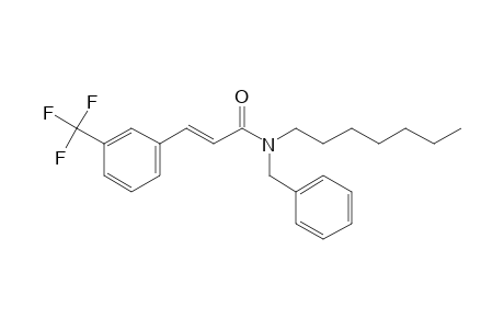 Trans-cinnamamide, 3-trifluoromethyl-N-benzyl-N-heptyl-