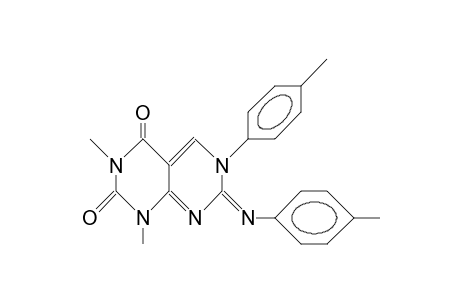 1,3-Dimethyl-6-(4-tolyl)-7-(4-tolyl)imino-2,4-dioxo-1,2,3,4,6,7-hexahydro-pyrimido(4,5-D)pyrimidine