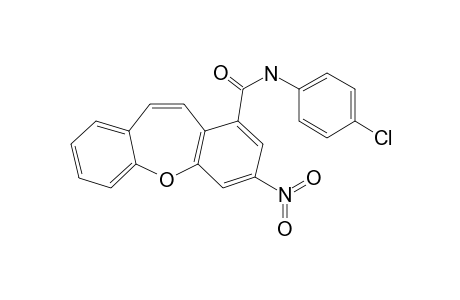 Dibenzo[b,f]oxepin-1-carboxamide, N-(4-chlorophenyl)-3-nitro-