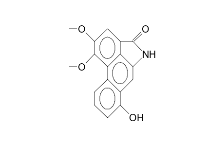 VELUTINAM;10-AMINO-8-HYDROXY-3,4-DIMETHOXYPHENANTHRENE-1-CARBOXYLIC-ACID-LACTAM