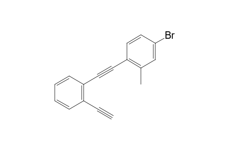 4-bromo-1-((2-ethynylphenyl)ethynyl)-2-methylbenzene