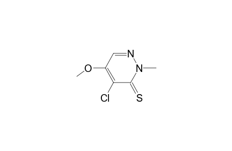 4-Chloro-5-methoxy-2-methyl-3(2H)-pyridazinethione