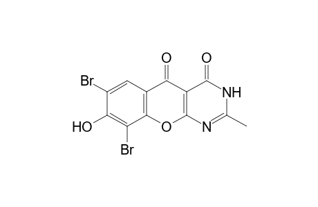 7,9-Dibromo-8-hydroxy-2-methyl-4H-chromeno[2,3-d]pyrimidine-4,5(3H)-dione