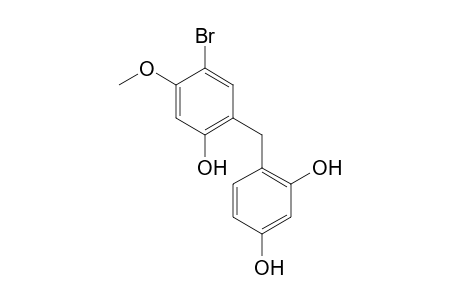 4-Bromo-2-(2,4-dihydroxybenzyl)-5-methoxyphenol