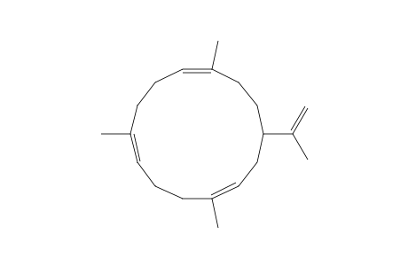 4,8,12-TRIMETHYL-1-(1-METHYLETHENYL)-3,7,11-CYCLOTETRADECATRIENE;CEMBRENE-A