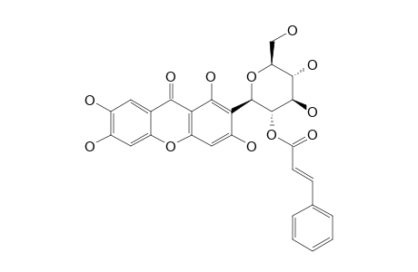 2-(2'-O-TRANS-CINNAMOYL)-C-BETA-D-GLUCOPYRANOSYL-1,3,6,7-TETRAHYDROXYXANTHONE