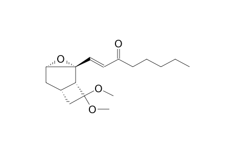 (+/-)-2BETA-(3-OXO-1(E)-OCTENYL)-7,7-DIMETHOXY-2ALPHA,3ALPHA-EPOXYBICYCLO[3.2.0]HEPTANE
